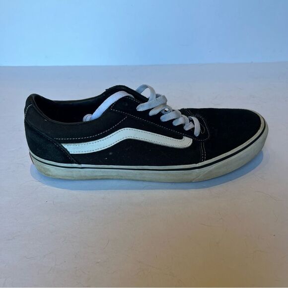 Vans Men's Black and White Sneakers Off the Wall Size 11 - Picture 4 of 9